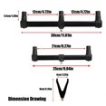 thumbnail image 3 of Professional Fishing Rod Holder Aluminum Body Compact Design For Boats Angling Fishing Accessories Multicolor, 3 of 4