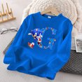 thumbnail image 3 of Sonics - Camiseta de manga larga para niños y niñas, sudadera con letras estampadas de dibujos animados, ropa informal de anime, regalos para niños, 3 of 5