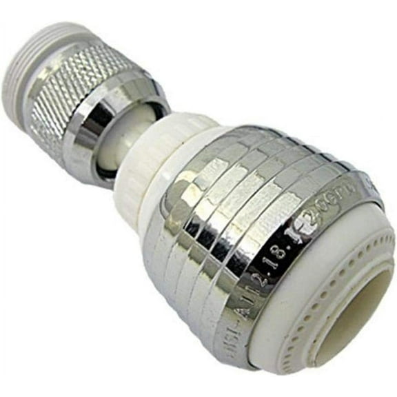 Lasco Fittings Swivel Spray Faucet Dual Thread - White - Pack Of 1