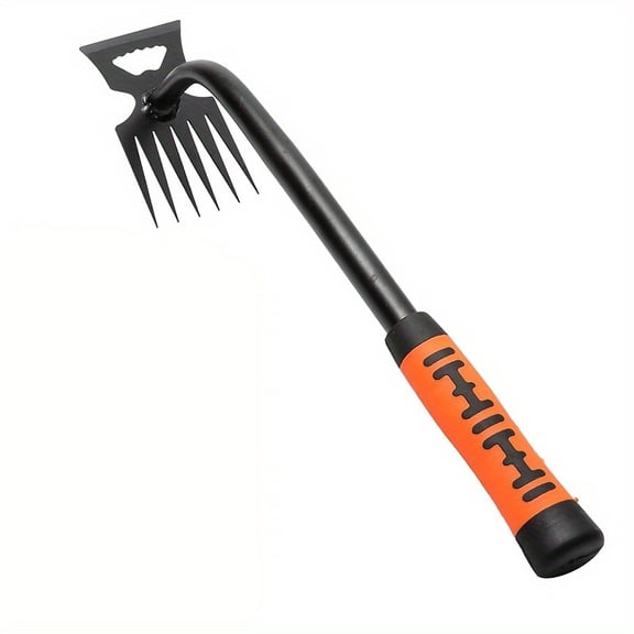Heavy-Duty Manual Weeding Tool - Efficient Long-Handled Weeding Equipment, Sharp Blade Root Removal Suitable for Gardens, Farms, Lawns, Vegetable Beds - Durable Carbon Steel Structure, Portable Small