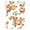 Watercolor Dog Leaf Apple, variant on Haosy Watercolor Dog Leaf Apple Notebooks 1-subject Journal 60 Sheets A5 College Ruled Paper Detachable Ring 8.3"x5.7"