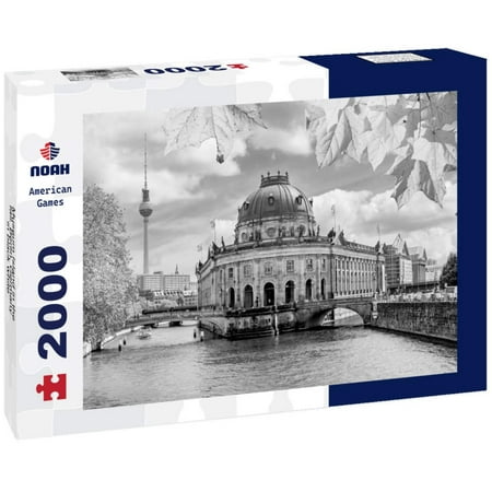 Noah Jigsaw Puzzle Museum Island in the fall, Berlin, Germany in black white 2000 pieces