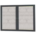 thumbnail image 3 of AARCO Products LODCC3660RBA Indoor-Outdoor Enclosed Aluminum Bulletin Board With LED Lighting, 3 of 4