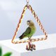 thumbnail image 1 of Parrot Rope Budgie Cockatiel Perch Chew , El 15x18cm Colco percha de cuerda de pájaro, 1 of 8