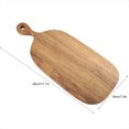 thumbnail image 4 of Tabla de pizza de madera Bandeja para hornear con asa Tabla de cortar Herramienta de cocina Unbranded JY21953, 4 of 7