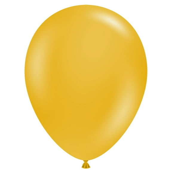 Tuftex Mustard Yellow 11 Inch Latex Balloons Bag of 100 [24123]