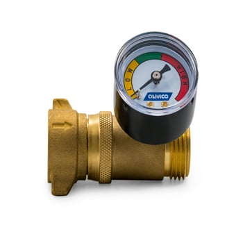 Brass Water Pressure Regulator with Gauge (Eng/Fr) LLC