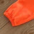 thumbnail image 7 of Huvoen Fleece Pullover Hoodie and Pants Outfit Set for Little Kid Toddler Baby Girls Boys Cosplay Halloween Romper Costume Cute Jumpsuit 0-24M Orange 18-24 months, 7 of 7