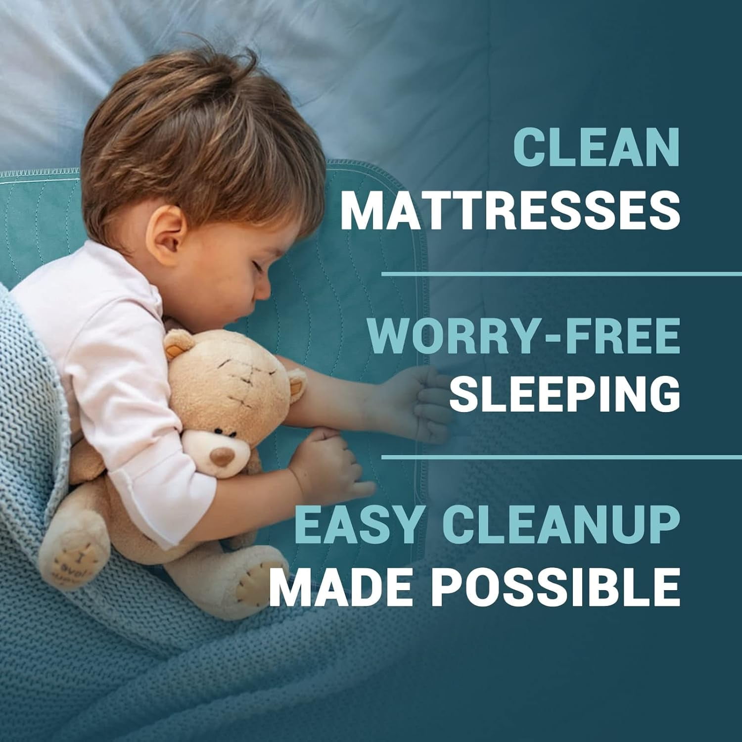MEDPRIDE Washable Bed Pads for Incontinence, Reusable Bedwetting Underpads 18x24in, Pack of 5 – High Absorbency Kids, Adults, Elders & Pets