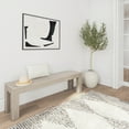 thumbnail image 5 of Plank+Beam 60" Modern Wood Dining Bench, Solid Wood Bench for Dining Table, 5 of 8