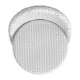 thumbnail image 3 of Butler Specialty Company Tobias 24" Outdoor Rattan Low Back Counter Stool -White, 3 of 7