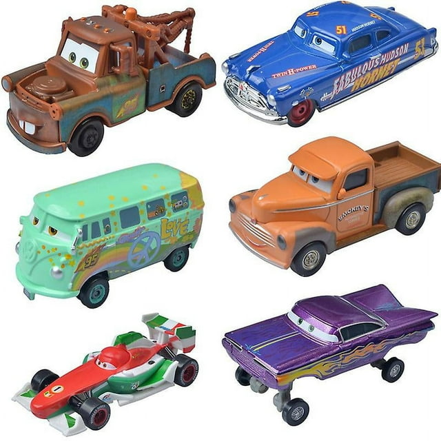 Disney Pixar Cars 3 Rayo Mcqueen Jackson Storm Mater 1:55 modelo de aleación de Metal fundido a presión juguetes para regalo de cumpleaños para niños