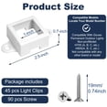 thumbnail image 2 of Juego de clips Henkgo 45 con tornillos para Govee H705/H805, 2 of 7