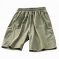 thumbnail image 5 of NIEWTR Boys Basketball Shorts Breathable Mesh Athletic Shorts with Drawstring for Gym Play(Green,13-14 Years), 5 of 5