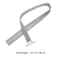 thumbnail image 2 of DINHEAROM 96x1.6in Grey PVC Bottom Door Sweep for Soundproofing and Dustproof 1Pack, 2 of 8