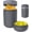 Dark Gray, variant on Snack Cup - Reusable Snack Container with Leak-Proof Design, Toppings Compartment, and Dual-Sealing Lid, Portable & Lightweight for Work, Travel, Gym - Dishwasher Safe (Orchid)