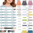 thumbnail image 3 of Mercatoo Kids Long Sleeve Shirt Girls Winter Layering Crew Neck Soft Cotton Pullover T Shirts Casual Basic Breathable Undershirt, 3 of 5