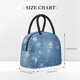 thumbnail image 2 of Fotbe Snowflakes1 Bolsa de Almuerzo con Estampado, Lonchera Aislada, Contenedor de Comida Reutilizable Tipo Cooler a Prueba de Fugas, 2 of 6