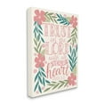 thumbnail image 3 of Stupell Industries Trust The Lord Religious Proverb Floral Leaves Border Canvas Wall Art, 30 x 40, Design by Taylor Shannon Designs, 3 of 5