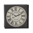 thumbnail image 2 of Square Metal Rustic Look Wall Clock, 2 of 2