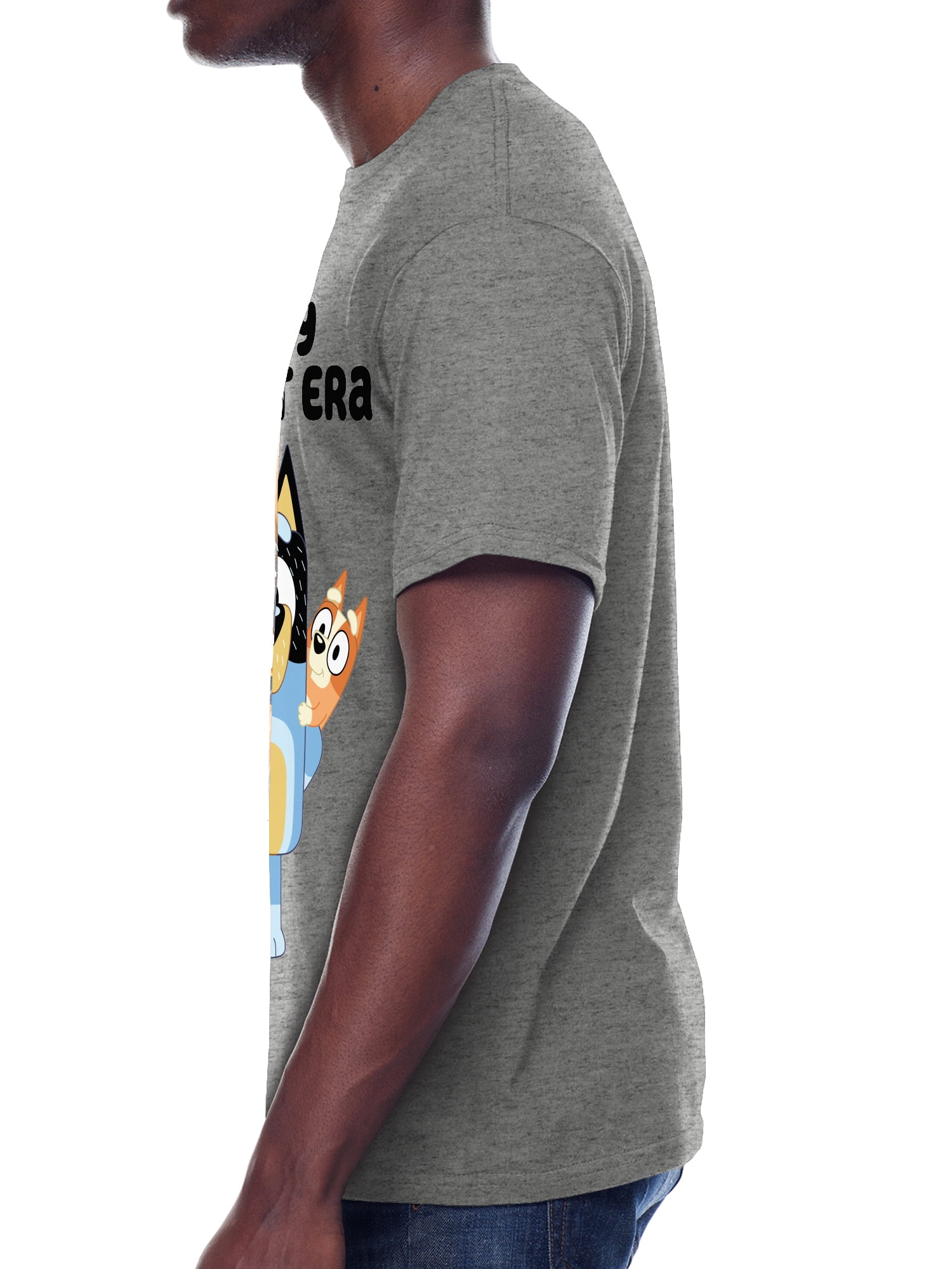 Bluey, Men's Apparel Graphic T-Shirt, Bandit Era, Sizes, S-3XL