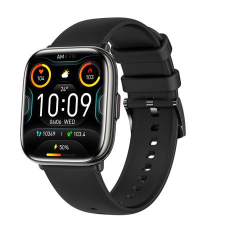 NEXOVA Smart Watch 1.75" AMOLED Screen Fitness Tracker Make/Answer Calls NFC Compass Message Push