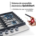 thumbnail image 4 of Parrilla SUPRA de 4 quemadores para empotrar de 60 cm de acero inoxidable, 4 of 7