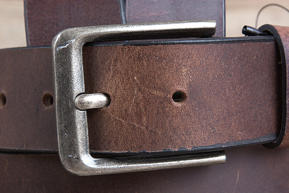 HILASON Western Genuine Leather Belt for Men Women Cowboy Cowgirl Handmade Unisex Full Grain Heavy Duty Belt for Jeans