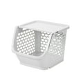 thumbnail image 2 of Openpig Plastic Stackable Storage Bins for Pantry - 2 Pack Stackable Bins For Organizing Food, Kitchen, and Bathroom Essentials, 2 of 6