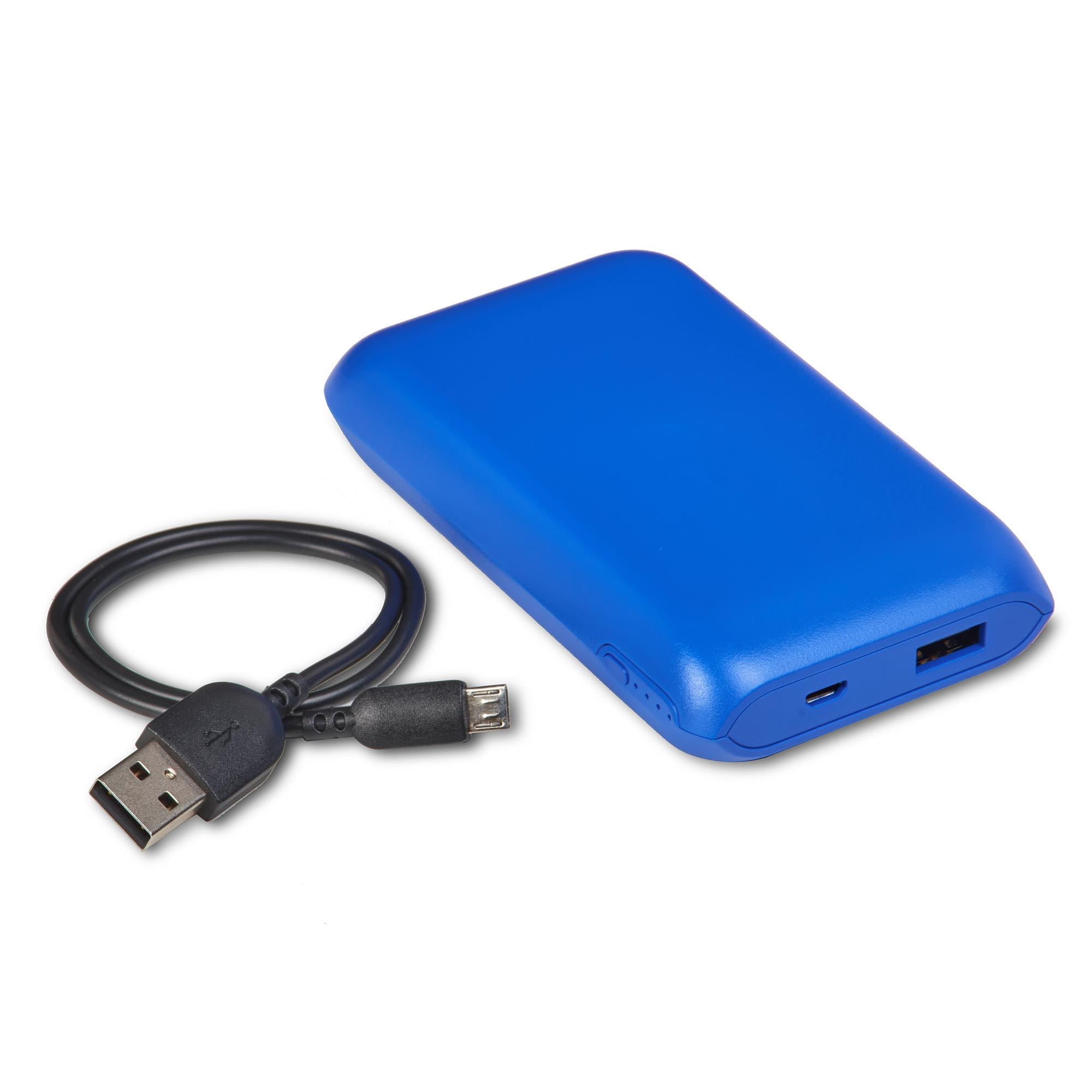 onn. Portable Battery, 8k mAh, Blue