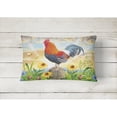thumbnail image 2 of Carolines Treasures PRS4038PW1216 Rooster At Dawn Canvas Fabric Decorative Pillow  12H x16W multicolor, 2 of 4