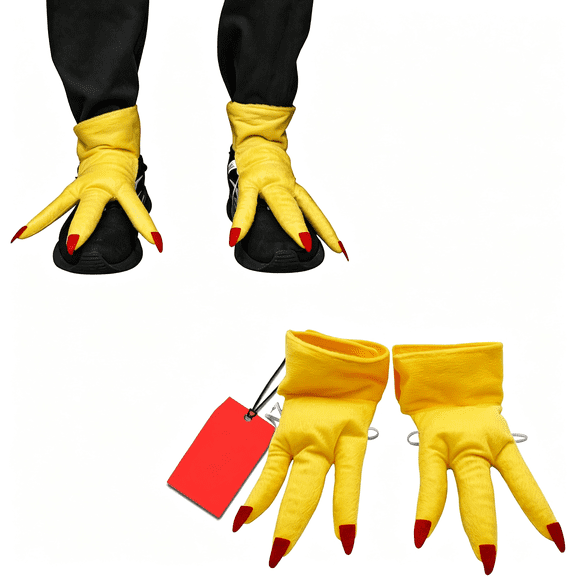 XIBUFE Adult Rooster Chicken Costume Kit - chicken feet Costume Accessory Set