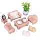 thumbnail image 2 of Juego de Muebles en Miniatura para Casa de Muñecas, Juguete de Simulación, Accesorios de Escena, Sofá en Miniatura, Mesa de Té, Juguetes, Manualidades 11 piezas, 2 of 10