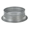 thumbnail image 1 of Conector de conducto de 6 pulgadas Uxcell, accesorio de metal, brida de tubería recta, conducto de ventilación redondo, 1 of 5