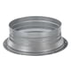 thumbnail image 1 of Conector de conducto de 6 pulgadas Uxcell, accesorio de metal, brida de tubería recta, conducto de ventilación redondo, 1 of 5