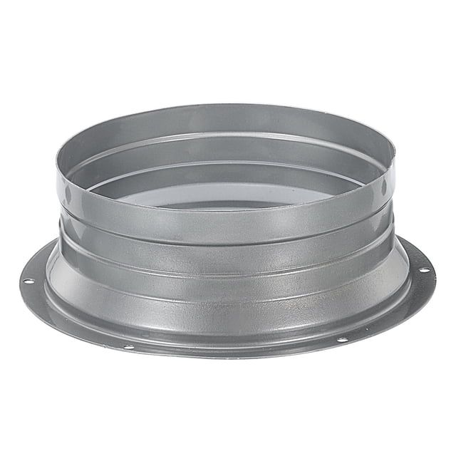 Unique Bargains Raccord de Conduit de 6 Pouces Bride Métallique Raccord Droit Bride de Tuyau Ronde Conduit de Ventilation