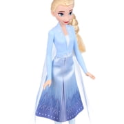 Disneys Frozen 2 Elsa Frozen Shimmer Fashion Doll, Skirt, Shoes, and Long Blonde Hair