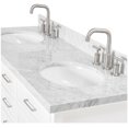 thumbnail image 6 of Ariel D061dcwovo Kensington 61" Free Standing Double Oval Basin Vanity Set - Grey, 6 of 7