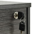 thumbnail image 5 of Dextrus Mobile Wood Lateral File Cabinet W/ Charging Station and Lock Printer Stand, 5 of 14