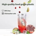 thumbnail image 4 of Vasos de licuadora de 24 oz YONGSHENG compatibles con Nutri Ninja cuchilla extractora de 7 aletas, 4 of 5