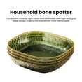 thumbnail image 7 of Spit Bone Dish Thickened Base Translucent Storage Plate Home Supplies, 7 of 7