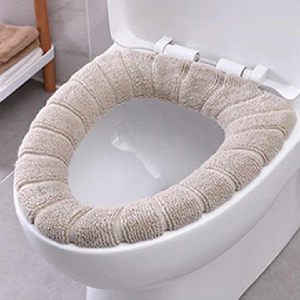 Details about   O-Type Toilet Seat Closestool Cover Mat Washable Soft Warmer Lid Cushion Pad 1pc 