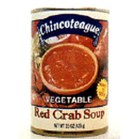 Chincoteague Vegetable Red Crab Soup 12/15 oz cans Heat &