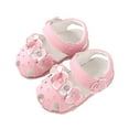thumbnail image 2 of QISIWOLE Toddler Baby Girls Cute Shoes Hollow Out Soft Kids Flowers Non-slip Sandals Sales !, 2 of 5