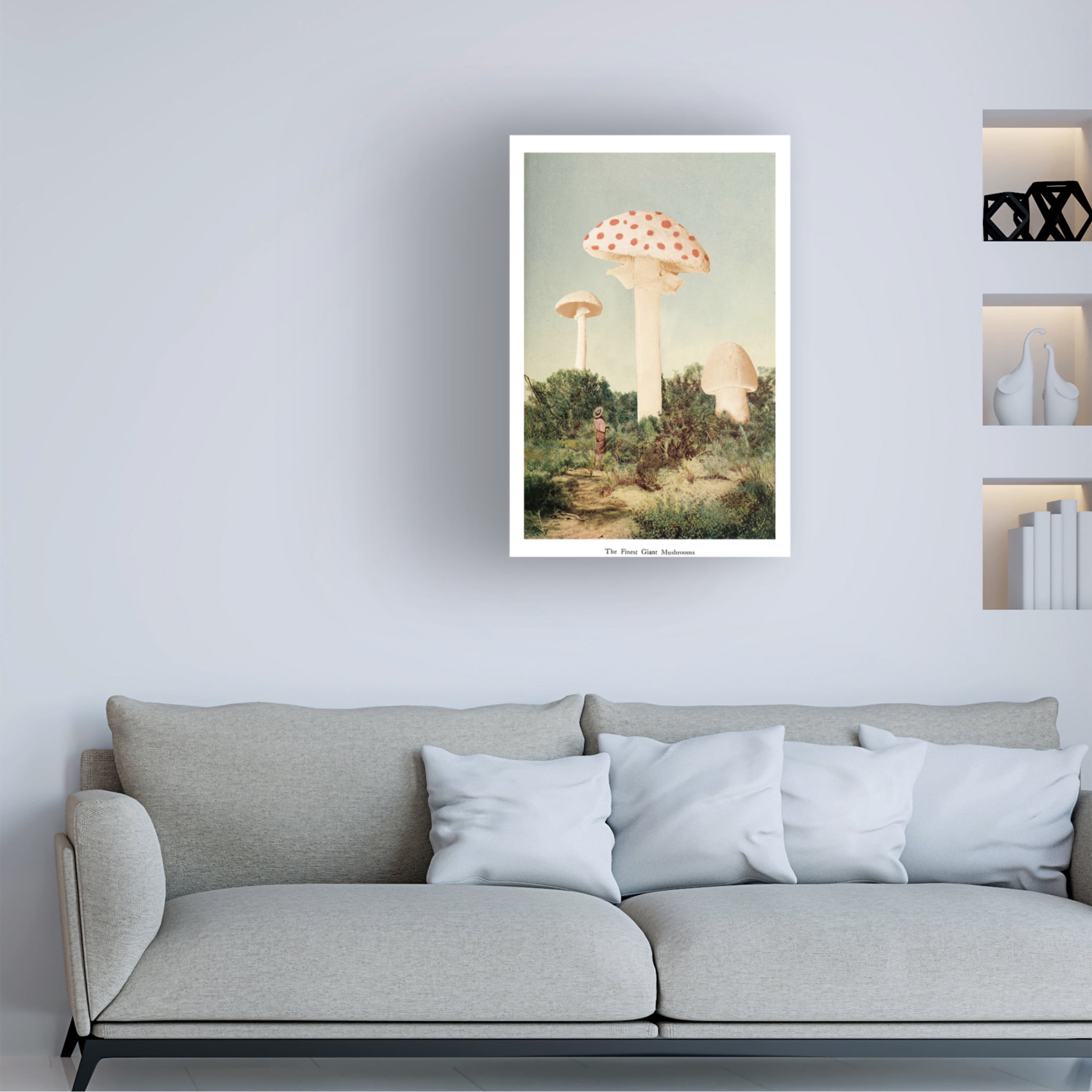 Trademark Fine Art Florent Bodart The Finest Giant Mushroom Canvas Wall Art