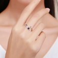 thumbnail image 2 of Anillos de Plata de Ley 925, Anillo Ajustable Estilo Gato Abierto Bisutería para Niñas Adolescentes Regalo Tamaños Universales, Plata de Ley 925, Sin Piedra, 2 of 5