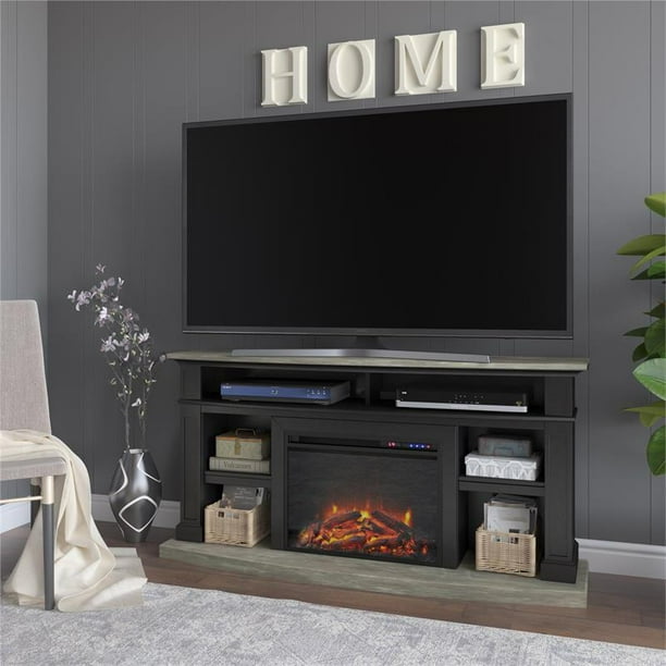 Ameriwood Home Stella Fireplace TV Stand for TVs up to 60 ...
