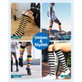 thumbnail image 6 of 3 Pairs Medical Sport Compression Socks - 15-20mmhg Graduated Knee-High Support for Men & Women, Ideal for Soccer, Running, and Nurses, 6 of 7