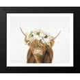 thumbnail image 2 of Straatsma, Leah 24x20 Black Modern Framed Museum Art Print Titled - Highland Cow, 2 of 5