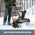 thumbnail image 5 of Restored Worx WG471 40V Power Share 20" Cordless Snow Blower with Brushless Motor (Refurbished), 5 of 7